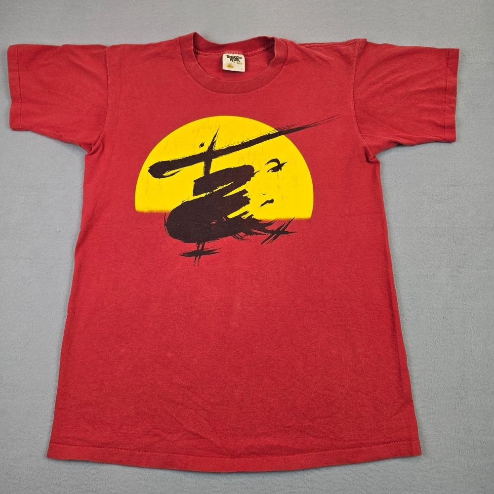Vintage Miss Saigon Musical T-Shirt Large Broadway Theater USA Helicopter